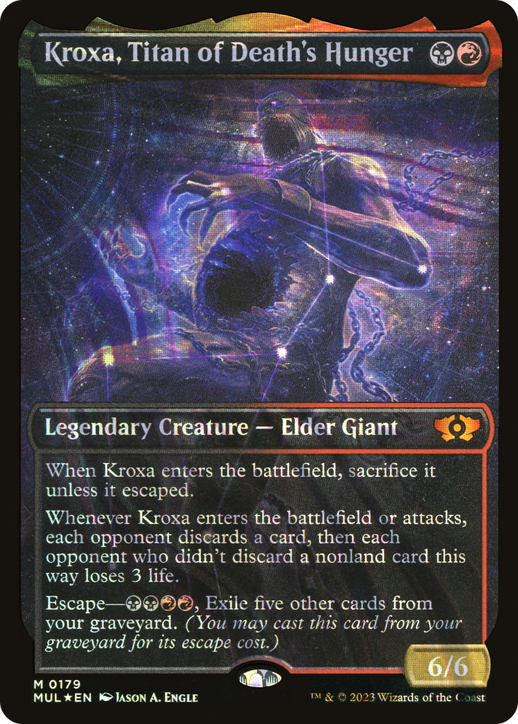 Kroxa, Titan of Death's Hunger (Halo Foil) [Multiverse Legends] | Fandemonia Ltd