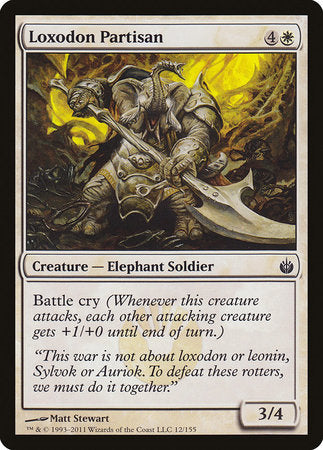 Loxodon Partisan [Mirrodin Besieged] | Fandemonia Ltd