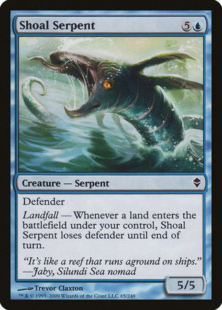 Shoal Serpent [Zendikar] | Fandemonia Ltd