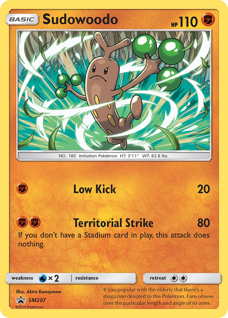 Sudowoodo (SM207) [Sun & Moon: Black Star Promos] | Fandemonia Ltd