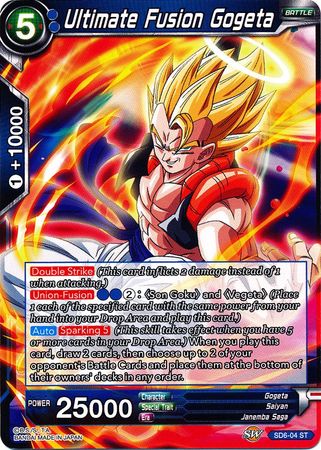 Ultimate Fusion Gogeta (Starter Deck - Resurrected Fusion) (SD6-04) [Miraculous Revival] | Fandemonia Ltd