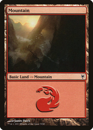 Mountain (75) [Duel Decks: Sorin vs. Tibalt] | Fandemonia Ltd