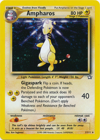 Ampharos (1/111) [Neo Genesis Unlimited] | Fandemonia Ltd