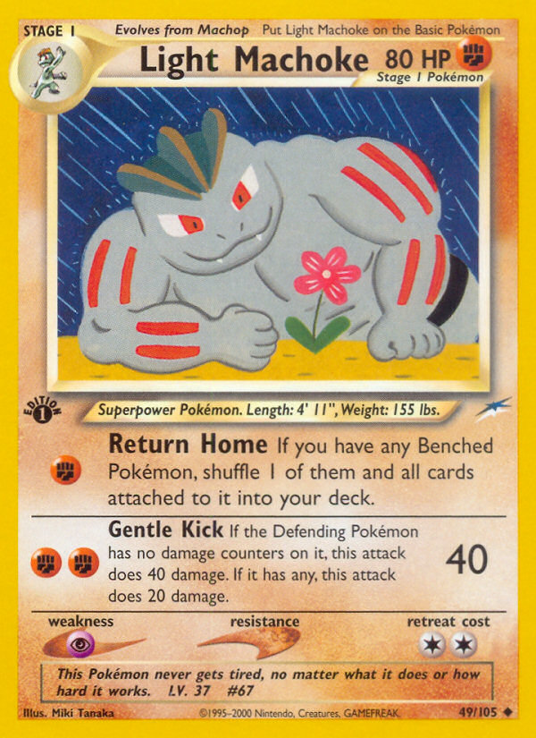 Light Machoke (49/105) [Neo Destiny 1st Edition] | Fandemonia Ltd