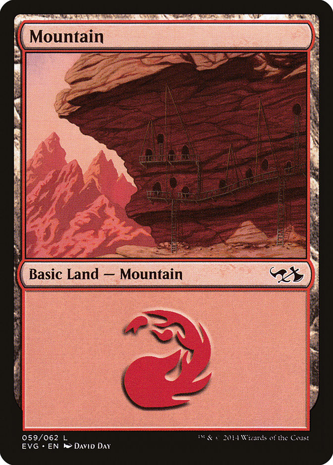 Mountain (59) (Elves vs. Goblins) [Duel Decks Anthology] | Fandemonia Ltd