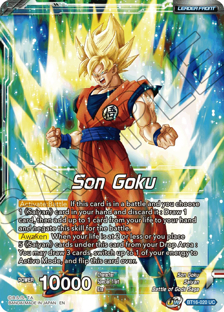 Son Goku // SSG Son Goku, Crimson Warrior (BT16-020) [Realm of the Gods Prerelease Promos] | Fandemonia Ltd