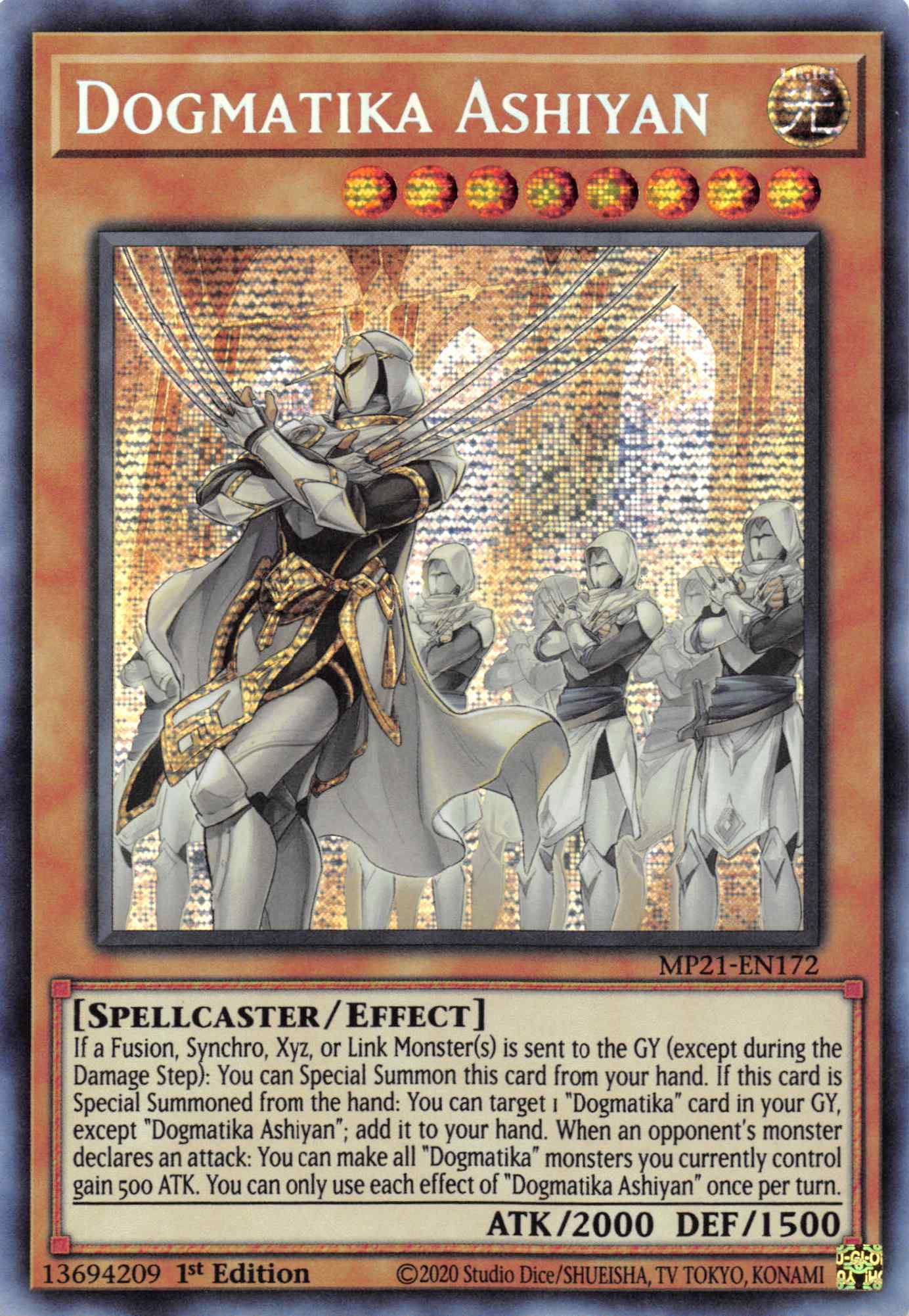 Dogmatika Ashiyan [MP21-EN172] Prismatic Secret Rare | Fandemonia Ltd