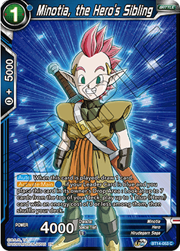 Minotia, the Hero's Sibling (BT14-053) [Cross Spirits] | Fandemonia Ltd