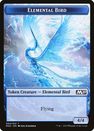 Elemental Bird Token [Core Set 2020 Tokens] | Fandemonia Ltd