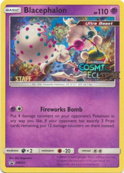 Blacephalon (SM221) (Staff Prerelease Promo) [Sun & Moon: Black Star Promos] | Fandemonia Ltd