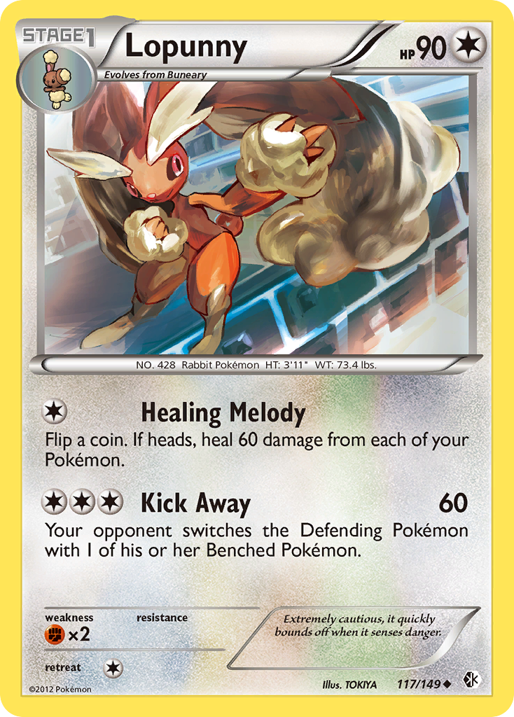 Lopunny (117/149) [Black & White: Boundaries Crossed] | Fandemonia Ltd