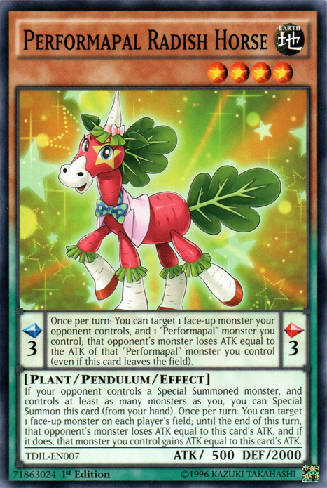 Performapal Radish Horse [TDIL-EN007] Common | Fandemonia Ltd