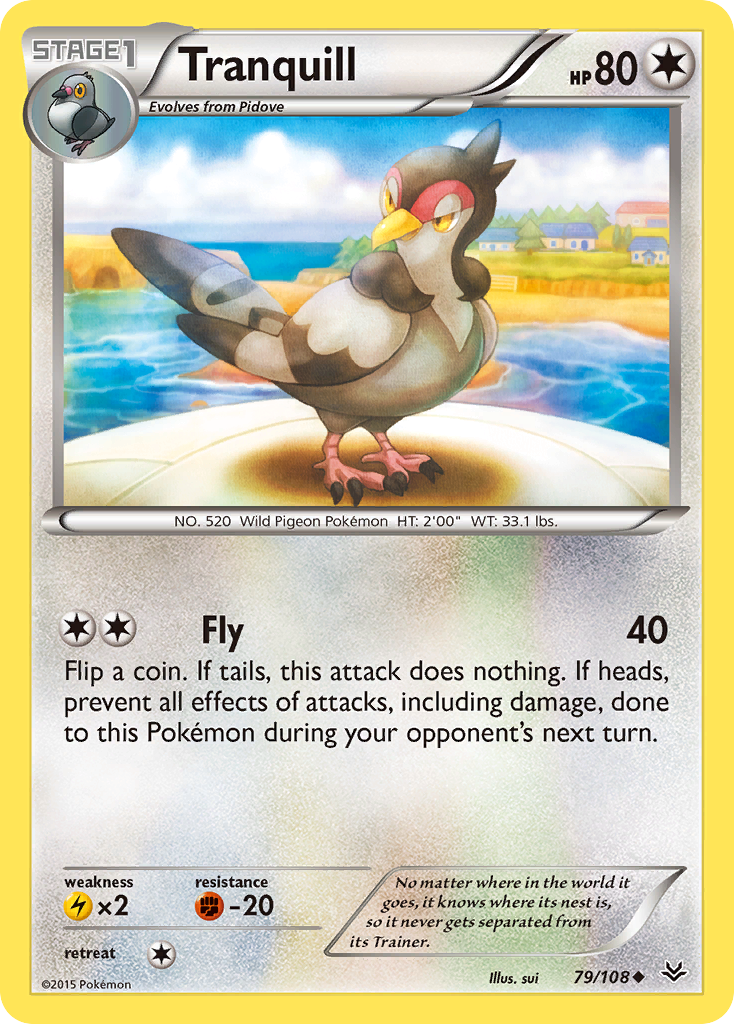 Tranquill (79/108) [XY: Roaring Skies] | Fandemonia Ltd