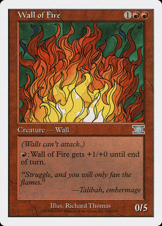 Wall of Fire [Classic Sixth Edition] | Fandemonia Ltd