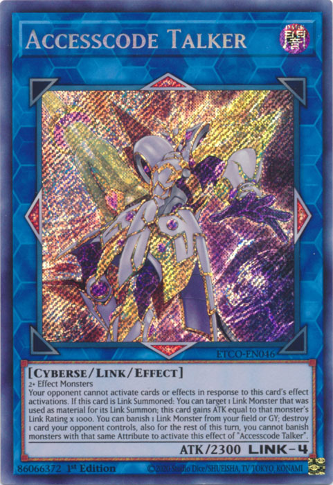 Accesscode Talker [ETCO-EN046] Secret Rare | Fandemonia Ltd