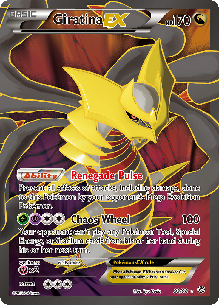 Giratina EX (93/98) [XY: Ancient Origins] | Fandemonia Ltd