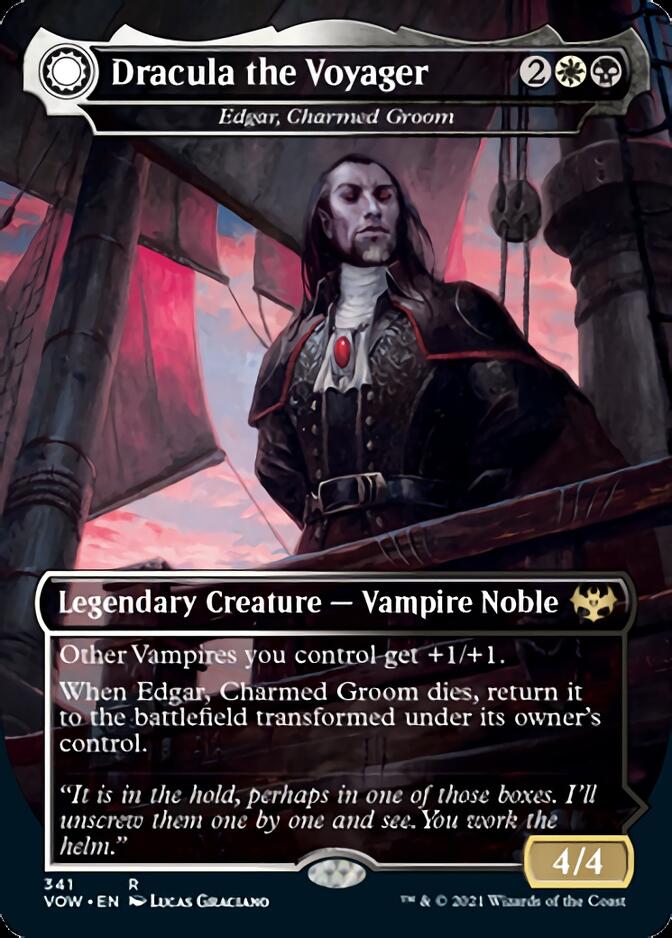 Edgar, Charmed Groom // Edgar Markov's Coffin - Dracula the Voyager // Casket of Native Earth [Innistrad: Crimson Vow] | Fandemonia Ltd