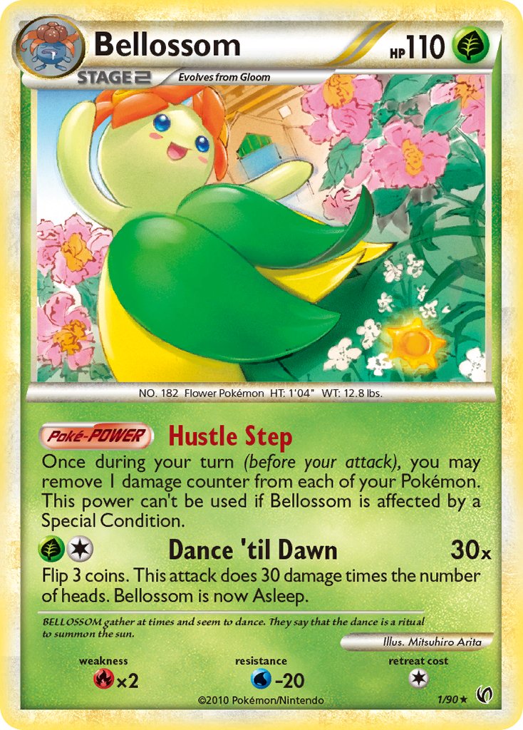 Bellossom (1/90) (Theme Deck Exclusive) [HeartGold & SoulSilver: Undaunted] | Fandemonia Ltd