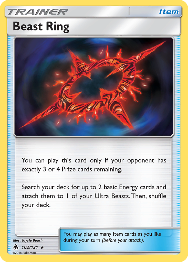 Beast Ring (102/131) [Sun & Moon: Forbidden Light] | Fandemonia Ltd