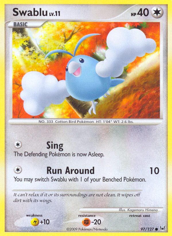 Swablu (97/127) [Platinum: Base Set] | Fandemonia Ltd