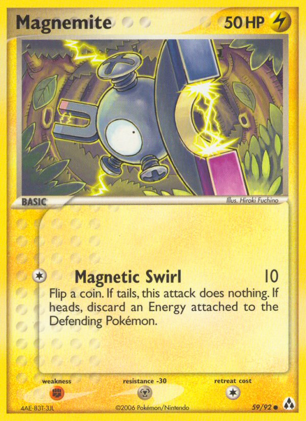 Magnemite (59/92) [EX: Legend Maker] | Fandemonia Ltd