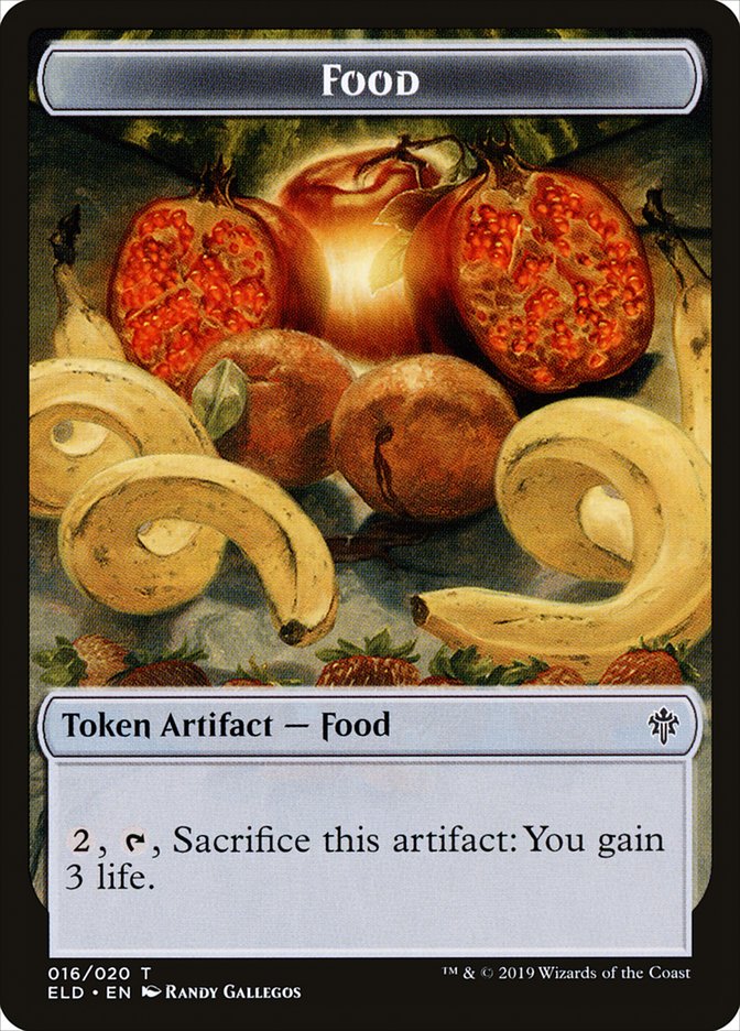 Food (016/020) [Throne of Eldraine Tokens] | Fandemonia Ltd