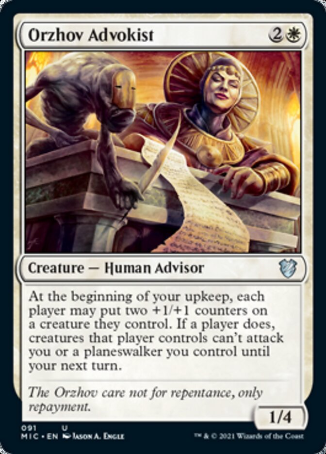 Orzhov Advokist [Innistrad: Midnight Hunt Commander] | Fandemonia Ltd