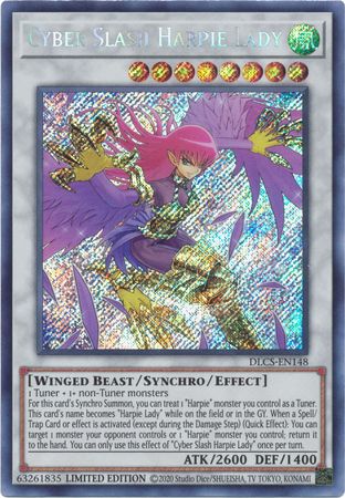 Cyber Slash Harpie Lady [DLCS-EN148] Secret Rare | Fandemonia Ltd