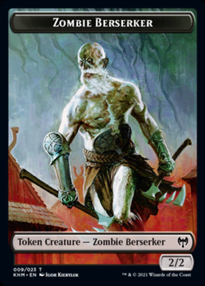 Zombie Berserker Token [Kaldheim] | Fandemonia Ltd