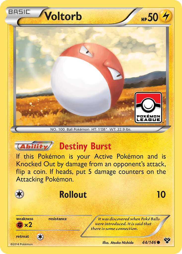 Voltorb (44/146) [XY: Base Set] | Fandemonia Ltd