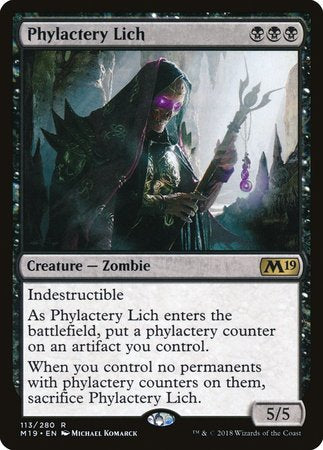 Phylactery Lich [Core Set 2019] | Fandemonia Ltd