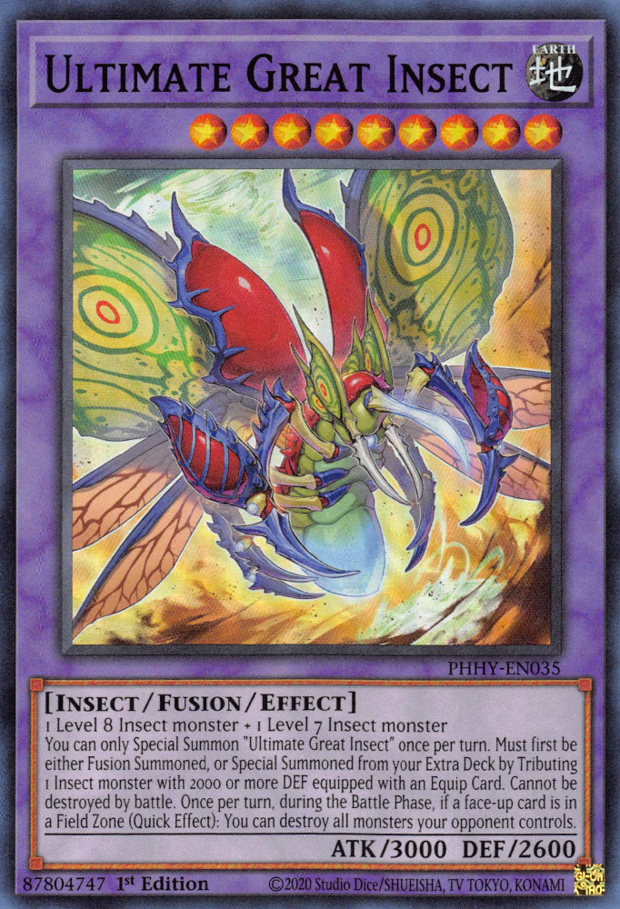 Ultimate Great Insect [PHHY-EN035] Super Rare | Fandemonia Ltd