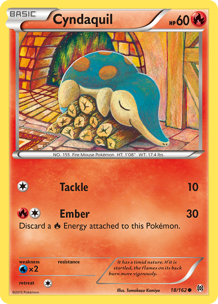 Cyndaquil (18/162) [XY: BREAKthrough] | Fandemonia Ltd