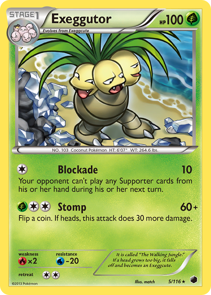 Exeggutor (5/116) [Black & White: Plasma Freeze] | Fandemonia Ltd