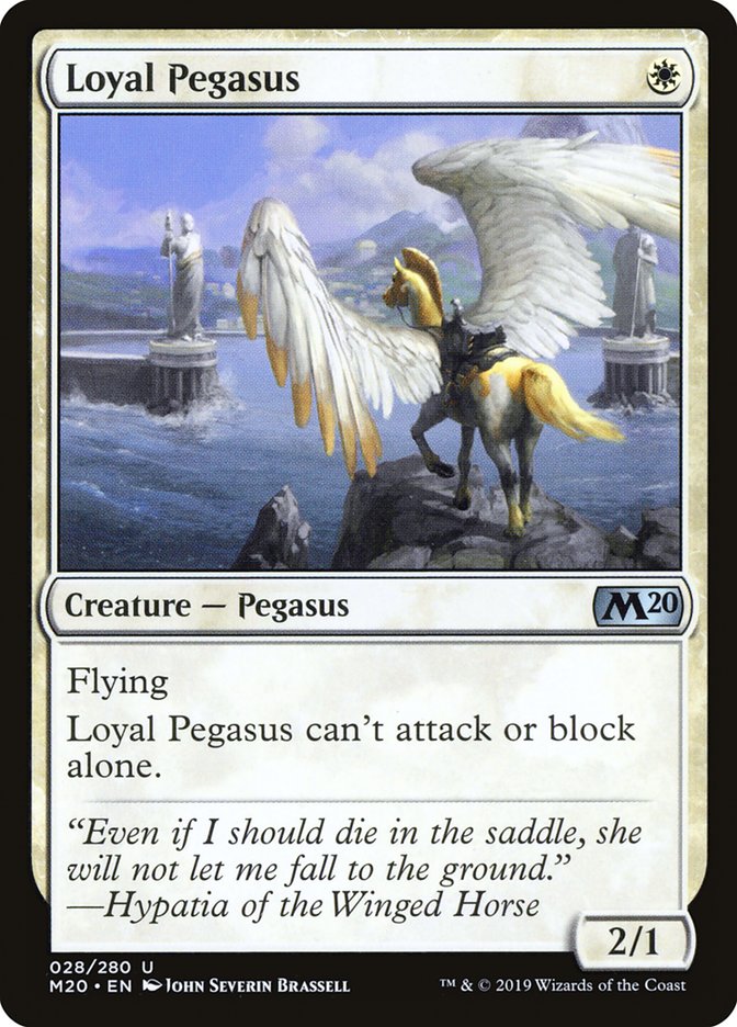 Loyal Pegasus [Core Set 2020] | Fandemonia Ltd