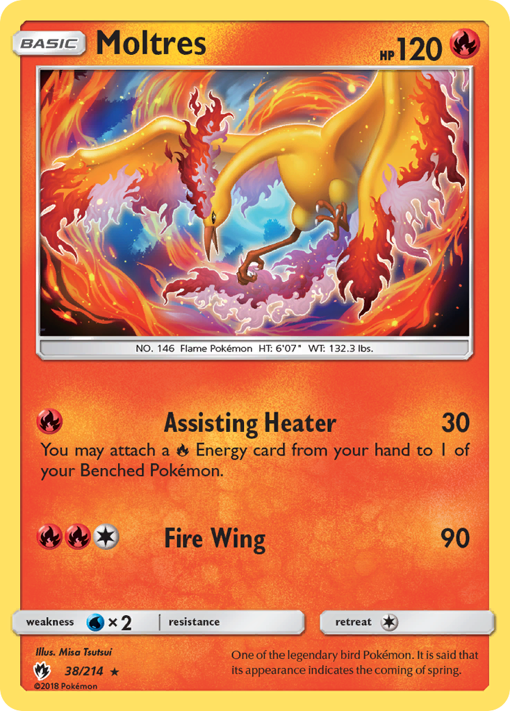 Moltres (38/214) [Sun & Moon: Lost Thunder] | Fandemonia Ltd