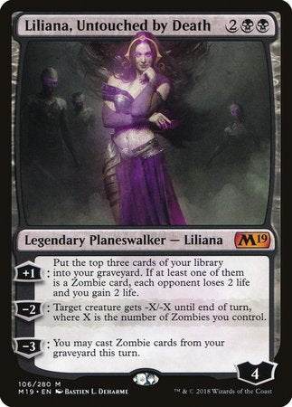 Liliana, Untouched by Death [Core Set 2019] | Fandemonia Ltd