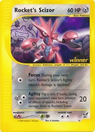 Rocket's Scizor (4) (Jumbo Card) [Best of Promos] | Fandemonia Ltd