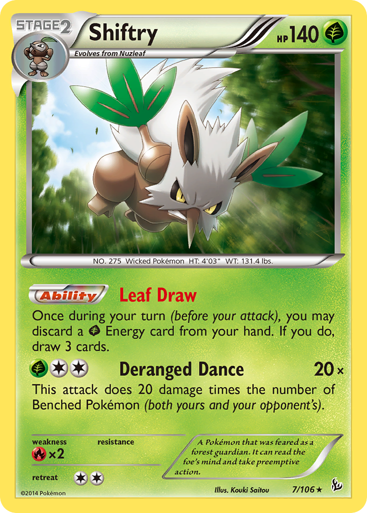 Shiftry (7/106) [XY: Flashfire] | Fandemonia Ltd