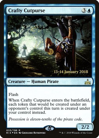 Crafty Cutpurse [Rivals of Ixalan Promos] | Fandemonia Ltd