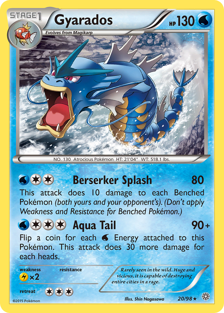 Gyarados (20/98) [XY: Ancient Origins] | Fandemonia Ltd