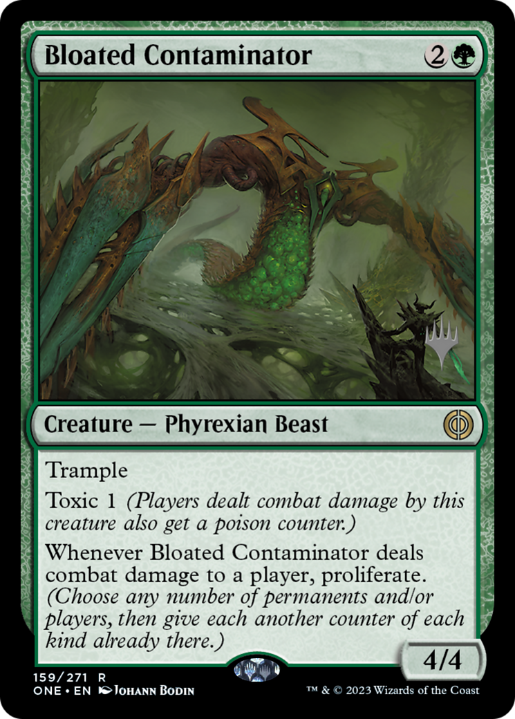 Bloated Contaminator (Promo Pack) [Phyrexia: All Will Be One Promos] | Fandemonia Ltd