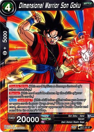 Dimensional Warrior Son Goku (Starter Deck - Shenron's Advent) (SD7-02) [Miraculous Revival] | Fandemonia Ltd