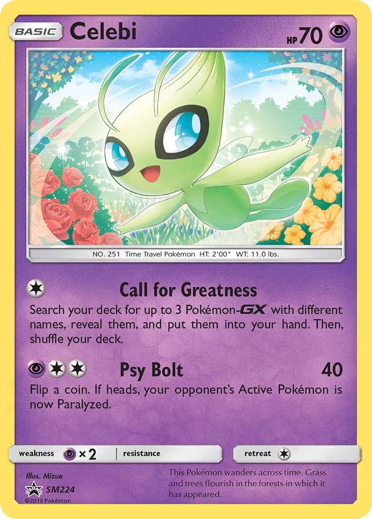 Celebi (SM224) [Sun & Moon: Black Star Promos] | Fandemonia Ltd