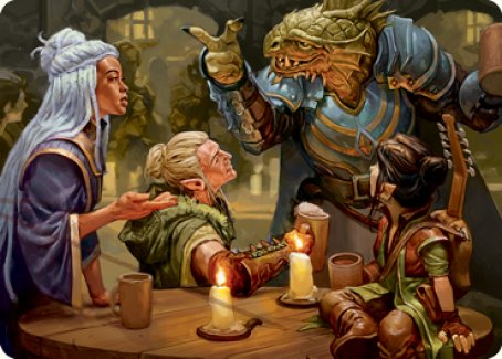 You Meet in a Tavern Art Card [Dungeons & Dragons: Adventures in the Forgotten Realms Art Series] | Fandemonia Ltd