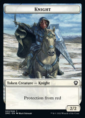 Soldier // Knight Double-sided Token [Dominaria United Tokens] | Fandemonia Ltd