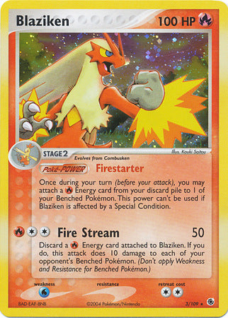 Blaziken (3/109) (Cosmos Holo) [EX: Battle Stadium] | Fandemonia Ltd