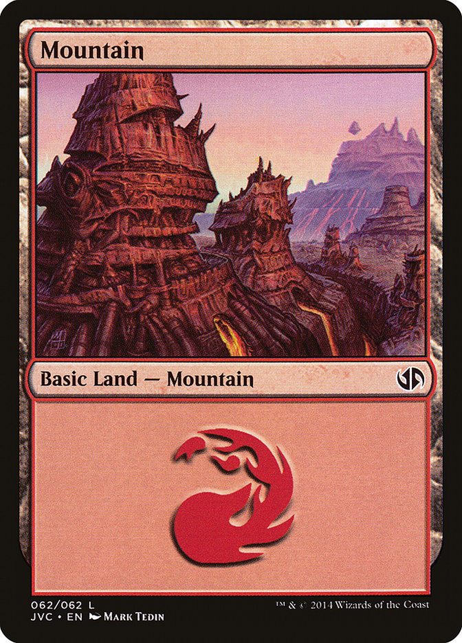 Mountain (62) [Duel Decks Anthology] | Fandemonia Ltd