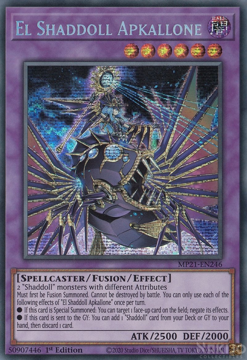 El Shaddoll Apkallone [MP21-EN246] Prismatic Secret Rare | Fandemonia Ltd