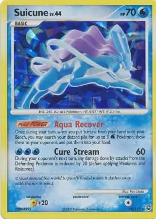 Suicune (19/132) (Cracked Ice Holo) [Diamond & Pearl: Secret Wonders] | Fandemonia Ltd